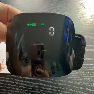 Ziqing Wrist Blood Pressure Monitor Led Display, Touch Screen Wrist Blood Pressure Cuff 99x2 Reading Memory Wrist Bp Monitor with Carrying Case Health Monitoring