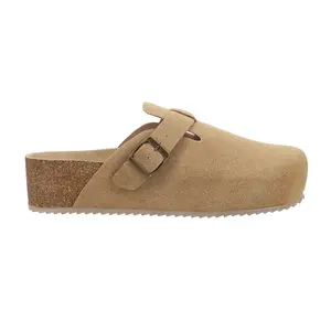 MIA Womens Qwest Footbed Clogs Casual - Beige