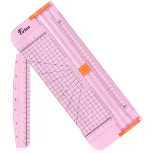 Firbon 12 Inch Paper Cutter Multi-Function Trimmer Scrapbooking DIY Tool with Automatic Security Safeguard & Side Ruler for Craft Paper, Photo, Label, Coupon, Postcard and Cardstock