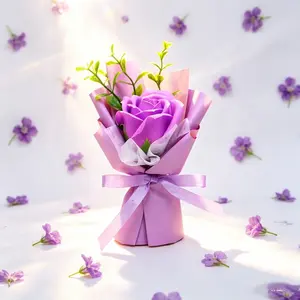 Mother's Day Bouquet, Valentine's Mini Flower Arrangement, Perfect Gift Companion, Party Favor Decoration, Artificial Flower Gift