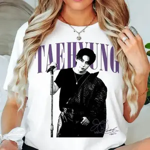 Vintage V Comfort Colors Shirt, V Kim Taehyung Kpop Merch, Retro 90s Shirt, Gifts For Fan