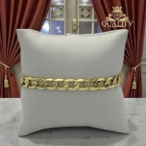 B78 Cuban Link Bracelet- Gold Plated 14k