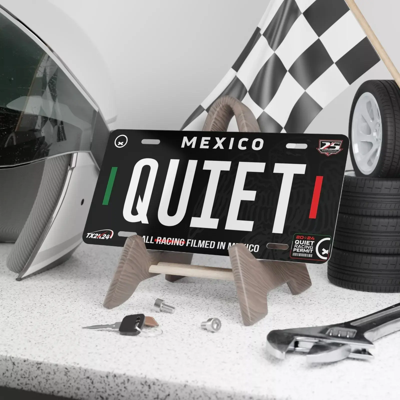 Quiet Racing Club - Quiet x TK2K 2024 Vanity License Plate