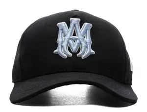 Amiri Ma Outline Canvas Hat Black/Blue