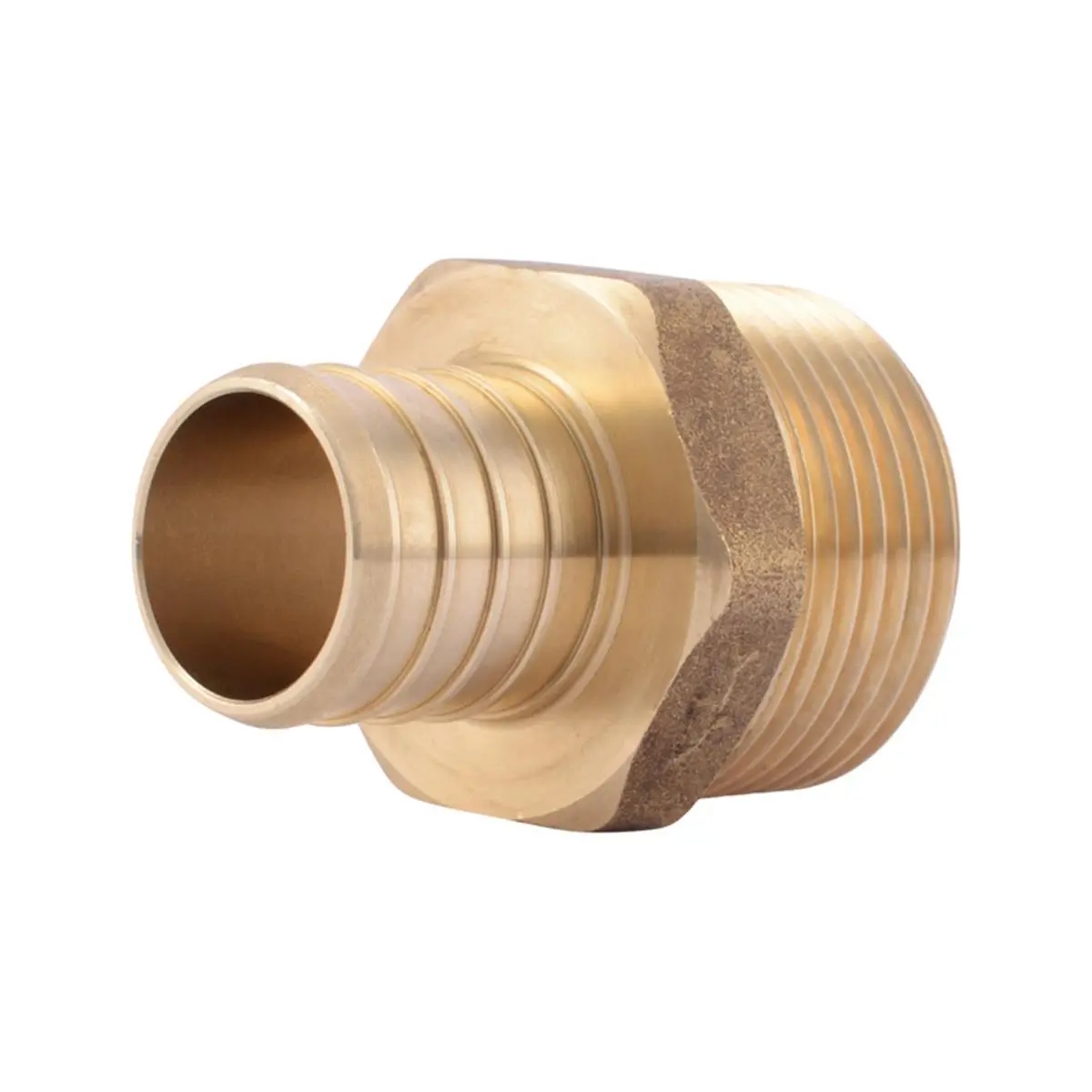 212 MAIN SharkBite 4811659 1 in. PEX Barb Fit x 1 in. Dia. Threaded MPT Brass Adapter, Plumbing Equipment for Sailing Water Sports