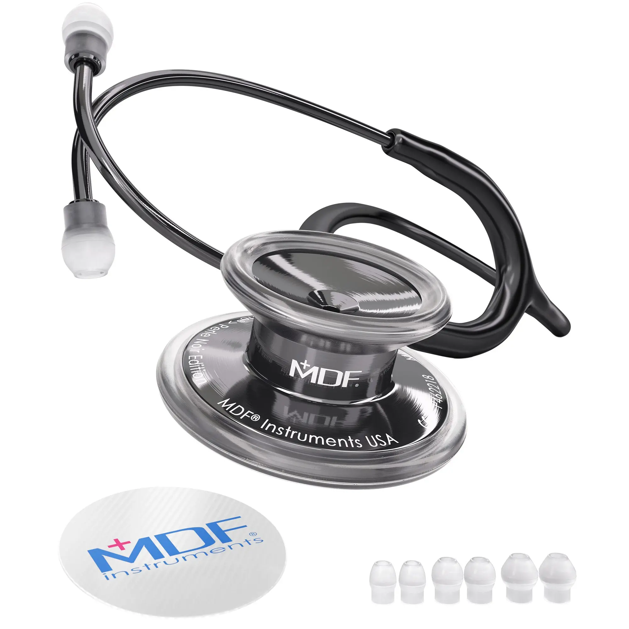 MD One® Adult Stethoscope - Black/Perla Noire