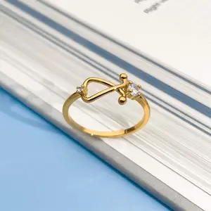 Dainty Stethoscope Ring