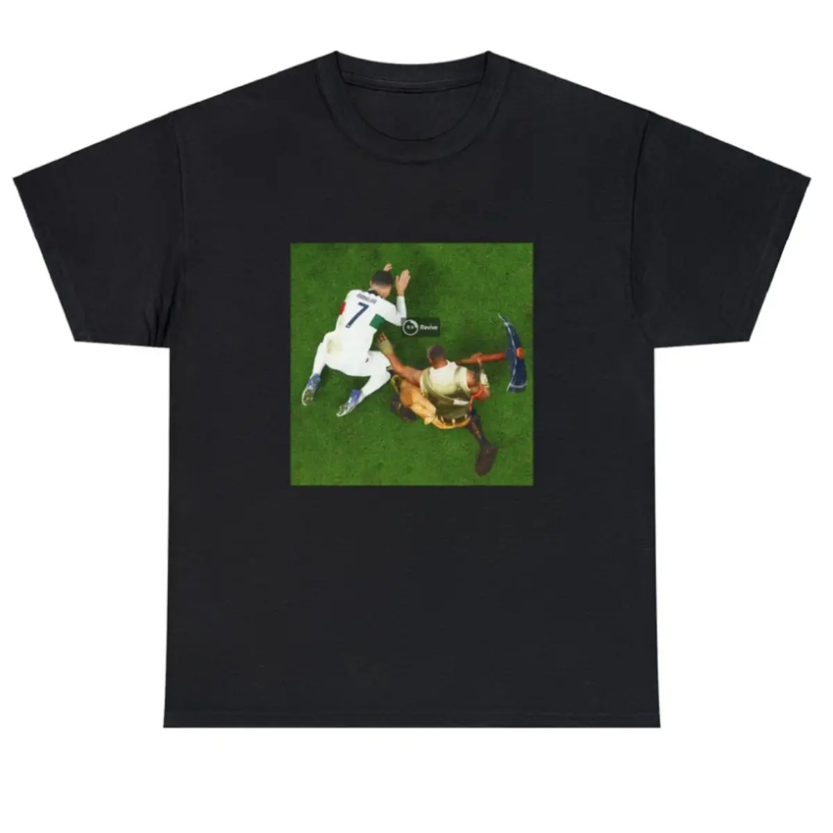 CRISTIANO RONALDO REVIVE Graphic Tee, Funny Sport, Meme Game, Unisex Cotton Crewneck, Y2k, Funny Meme Shirt, Meme Merch, Unisex Meme Cringe Funny Shirt, Gift, Menswear Womenswear Streetwear Cotton Comfort