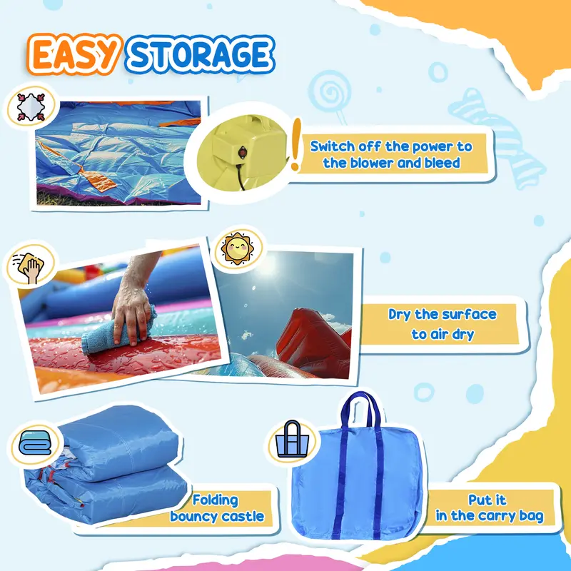 #tiktokshopbacktoschool Outsunny 5/6/8-in-1 Summervibes Inflatable Water Slide Kids Bounce House with Splash Pool Climbing Wall Air Pump Water Cannon Slide Trampoline Multifunction Durable Outdoor Backyard Fun #tiktokshopbacktoschool Outsunny 5/6/8-in-1 Summervibes Inflatable Water Slide Kids Bounce House with Splash Pool Climbing Wall Air Pump Water Cannon Slide Trampoline Multifunction Durable Outdoor Backyard Fun