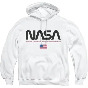 Popfunk Classic NASA Flag Unisex Adult Pull-Over Hoodie