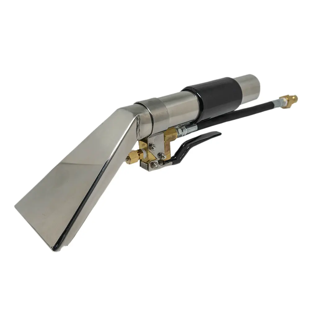 Stainless Steel Upholstery Extractor Wand Tool with Pigtail, Quick Disconnect (QD) Fitting