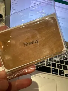 Spitfire Girl Howdy Mini Wood Card