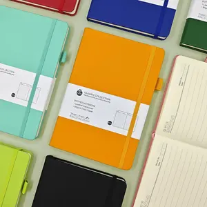 A5 Planner Notebook, 1 Count Colorful Cover Planner Notebook with Pen Holder & Elastic Band & Silk Bookmark, Stationery Supplies for Home School Office