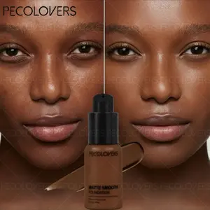 1PC Face Foundation Full Concealer Long Lasting Concealer Waterproof Matte Brighten Sunscreen High Coverage Makeup Base Liquid Foundation Matte Makeup Finish