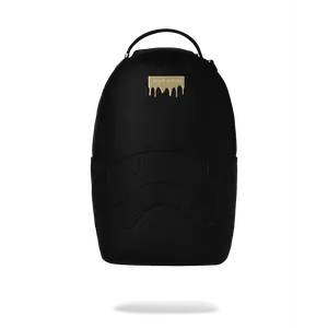 GOLD BRICK DRIP BLACK BACKPACK