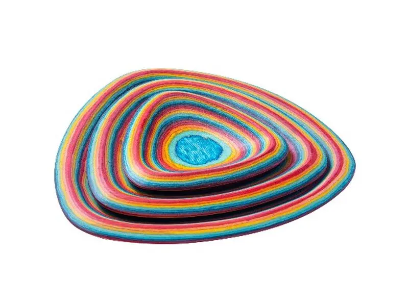 Fusion Set-of-3 Triangle Plates