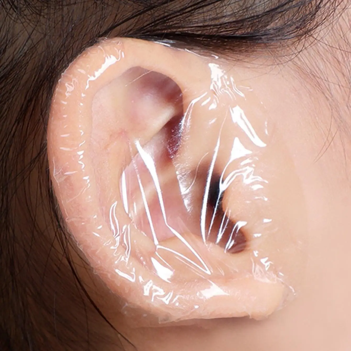 Waterproof Ear Protective Sticker, Waterproof Ear Sticker, Waterproof Clear Tape for Shower Swimming, Adhesive Tape for Ear
