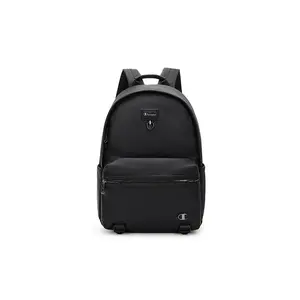 Champion Tracer Backpack 2 with Script Logo, Leather Patch, and Metal Buckle in Synthetic Leather and Fabric for Men and Women