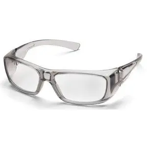 Pyramex Emerge Safety Glasses Translucent Gray Frame Clear Lens