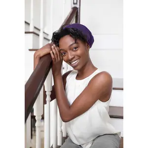 The Slap (Satin-lined cap) - Purple