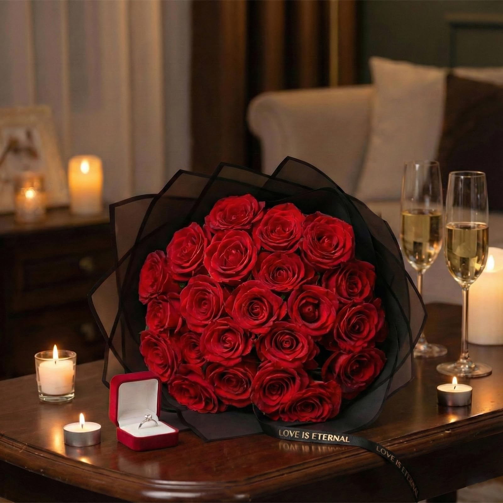 20 Sheets Flower Wrapping Paper - Waterproof Black Floral Wrapping Paper for DIY Crafts, Florist Supplies Packaging for Wedding Valentine's Day Birthday Gift 20 Sheets Flower Wrapping Paper - Waterproof Black Floral Wrapping Paper for DIY Crafts, Florist Supplies Packaging for Wedding Valentine's Day Birthday Gift