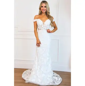 Kiss From a Rose Nude Illusion Wedding Dress: White