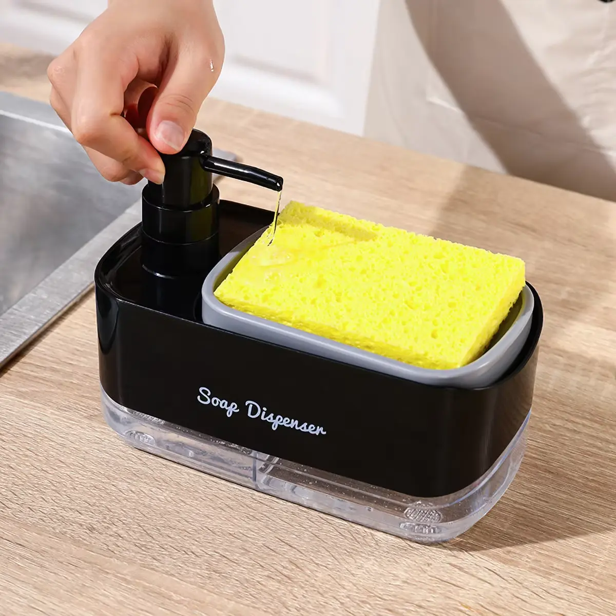 Dishwasher Dispenser, Press Type Manual Soap Dispenser, 2 Liquid Dispensing Methods, Detachable and Washable Does not apply