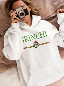 Funny Grinc Sweatshirt, Funny Luxury Brand Sweatshirt, Grinchmas Hoodie, Funny Brand Shirt, Comfortable Cotton Crewneck