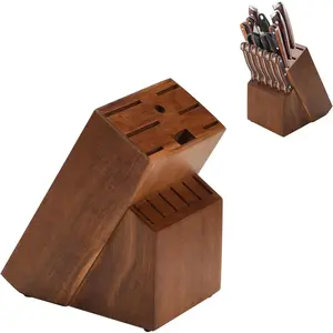 Universal 14 Slots Kitchen Knife Block Holder Kitchen Knife Storage Rack for Kitchen Knife Storage