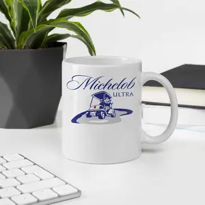 Michelob Ultra Golf Caddie Vintage Coffee Lovers - Funny Coffee Weather Black and White 11oz and 15oz Mug Drink Cup Coffee of tiktok Drinkware Tumbler