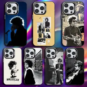 Bob D-Dylan Singer   Phone Case For iPhone17, 16,15,14,13,12,11,Pro,Max,Plus,Mini,XS,SE Anti Fall Black Matte Hard Bumper