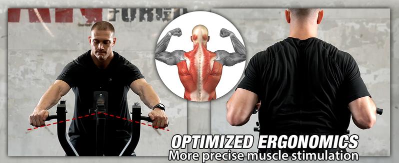 Seated Row Machine, Back Machines Home Gym Plate Loaded, Adjustable Back Workout Equipment LAT Machine, with Independent Arms & Multi Grip Positions, 400LBS Capacity Seated Row Machine, Back Machines Home Gym Plate Loaded, Adjustable Back Workout Equipment LAT Machine, with Independent Arms & Multi Grip Positions, 400LBS Capacity