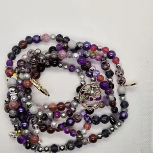 Waistbeads-Barrel Clasp-Colorway- Mystic 50  Inches High-Quality Beads for Casual & Formal Occasions