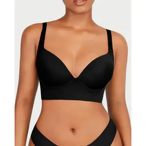 Full Coverage Push-Up Bra | Hide Back Fat & Sculpting Uplift Support