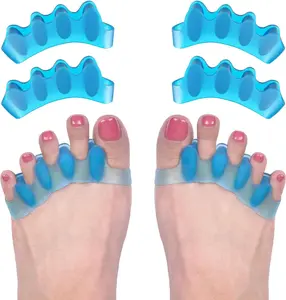 4 Toe Separators, Bunion Corrector for Women and Men, Toe Spacers for Bunion Correction, Toe Straightener.