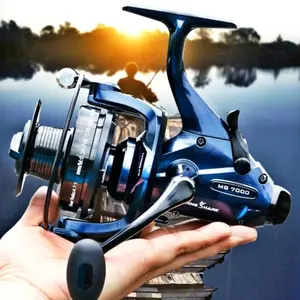 Carp Fishing Reel Size 7000 13+1BB Spinning Reel Schriftrollen Carretilha Molinete Coil Reel Spinning Reel Pesca