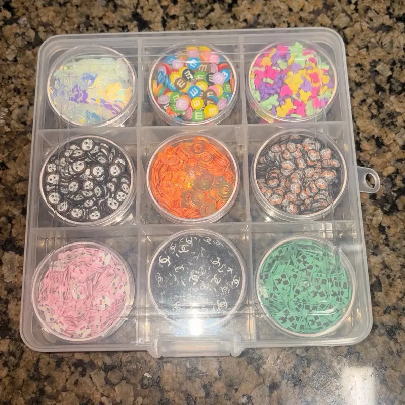 9pc sample mystery pallet , Shape sequins glitter, Glitter, Snowglobe tumbler