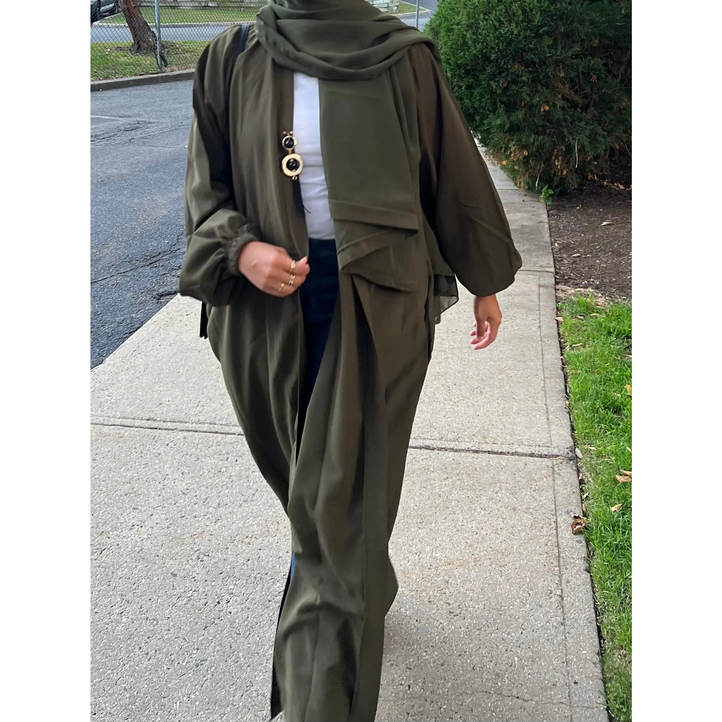 Dua Abaya - Olive