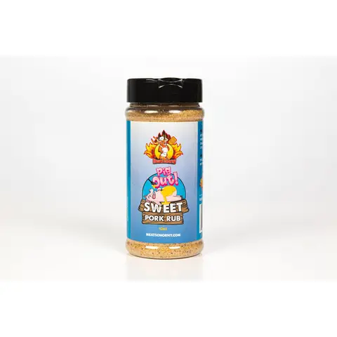 MEATSOHORNY Pig Out! Sweet Honey Pork Rub, Savory Seasoning for Pork Dishes
