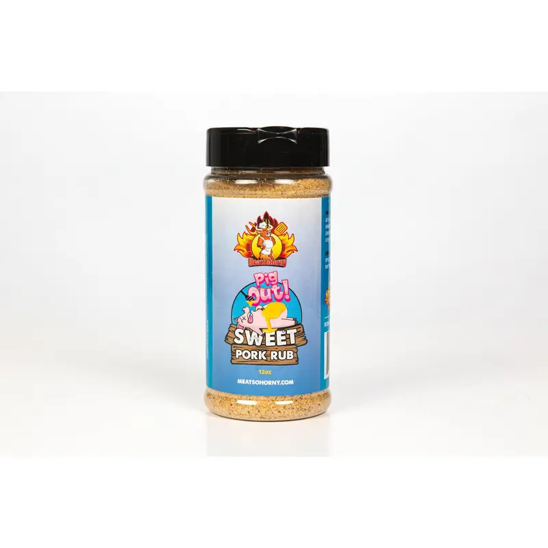 MEATSOHORNY Pig Out! Sweet Honey Pork Rub, Savory Seasoning for Pork Dishes