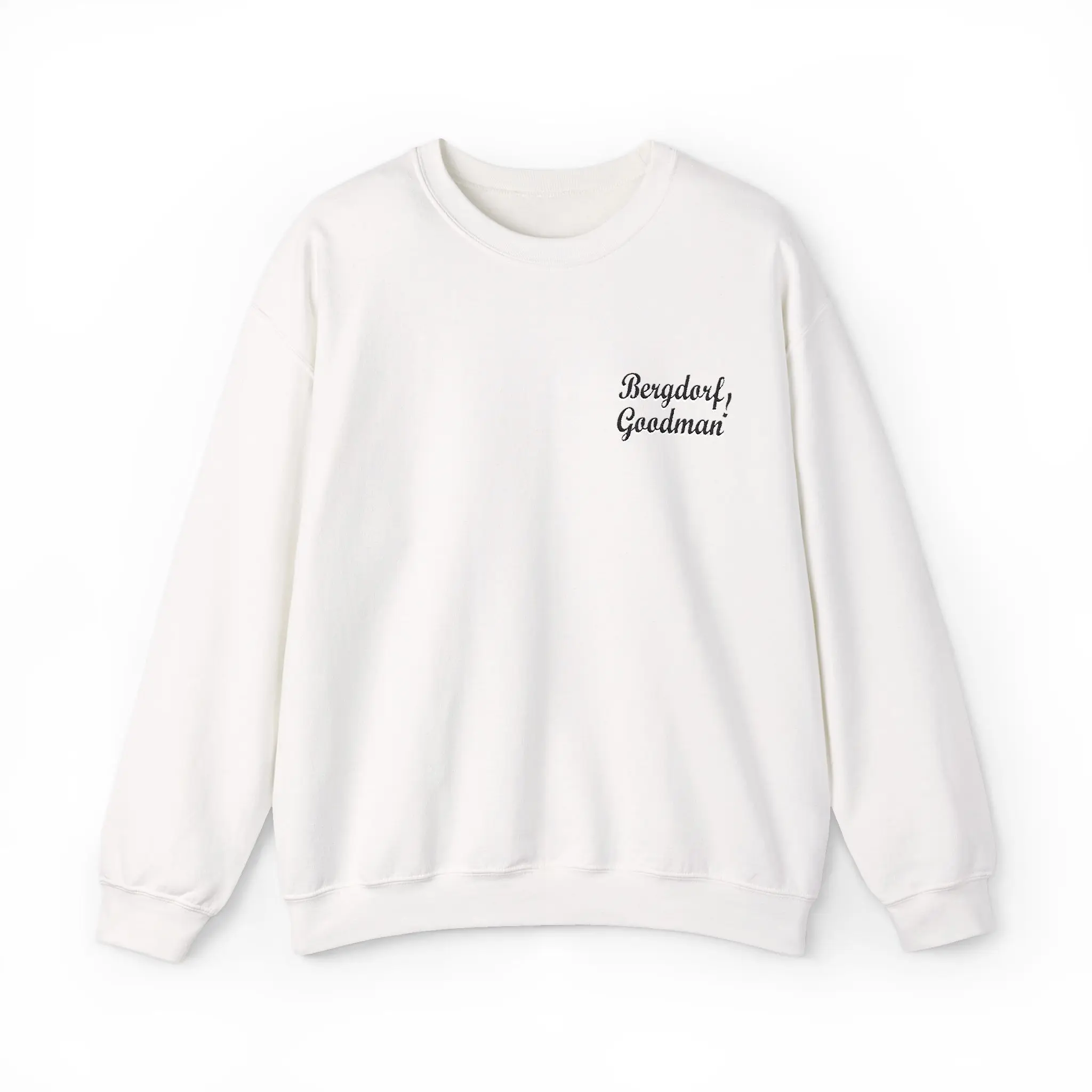 Berdorfgoodman Unisex Sweatshirt, Luxury Designer Fashion, High-End Brand Apparel, Cozy Crewneck Jumper, Fashionista Gift, Trendy Streetwear