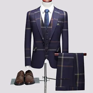 tuxedo suit European And American Groom Suits Men's Slim Groomsmen's Business Casual Suits Professional Suits