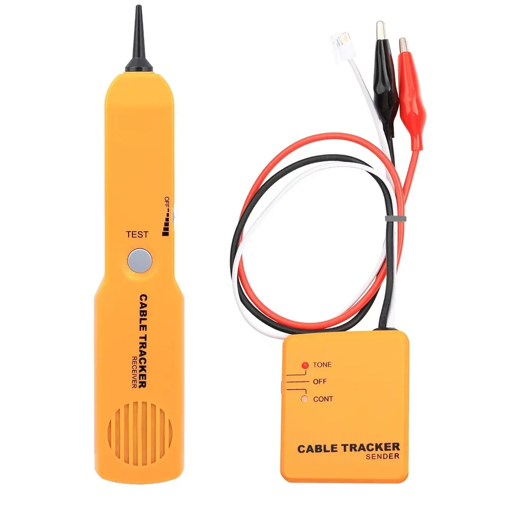 Automotive Car Wire Tracer Tone Generator & Probe Kit - Compact, Adjustable Sensitivity, 1×Tone Generator, Fault Detection System, Carrying Bag for DIY Enthusiasts’ Cable Testing, Network/Phone Line Detection