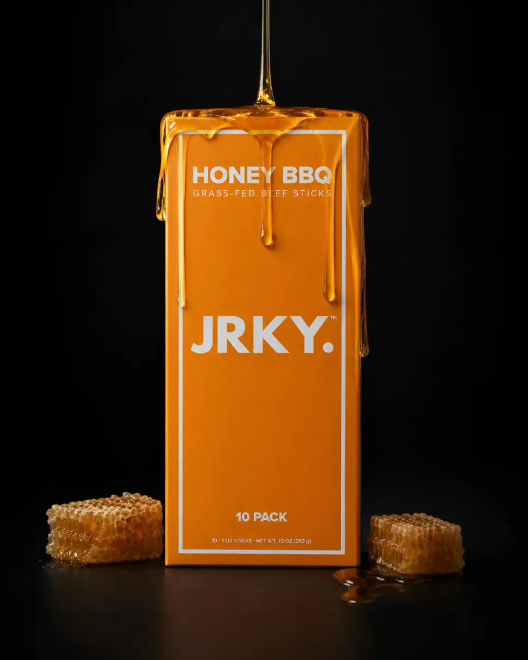 JRKY - Grass Fed Beef Sticks - HONEY BBQ