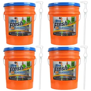 Ultra Fresh 6X Platinum 5 Gal Sport Laundry Detergent, Up to 640 Loads (4 Pack)