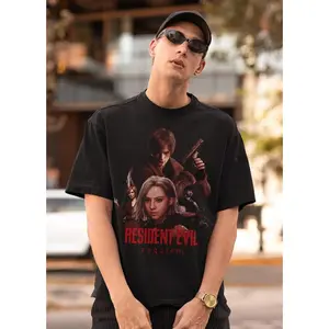 Resident Evil Requiem Shirt - Leon Kennedy T-Shirt, Horror Game Tee