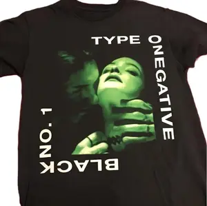 Rare Type O Negative Black No.1 T-Shirt One Side Unisex Cotton Menswear Top Tee Fabric Womenswear