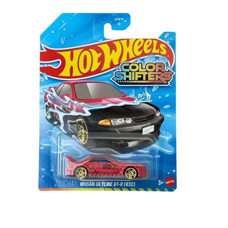 Hot Wheels Nissan Skyline GT-R R32 Color Shifters 1:64 Scale Diecast Toy Car, Collectible Model Car for Hobbyists