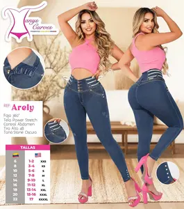 Arely Colombian Jean with Internal Girdle style Lipo 360