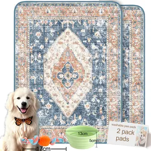 Washable Pee Pads for Dogs and Cats - Super Absorbent Reusable Puppy Training Pads - Waterproof, Leak-Proof & Non-Slip Whelping Pads for Pet Housebreaking  Potty Pads for Floor, Crate, Couch, Whelping Pads Pet Supplies